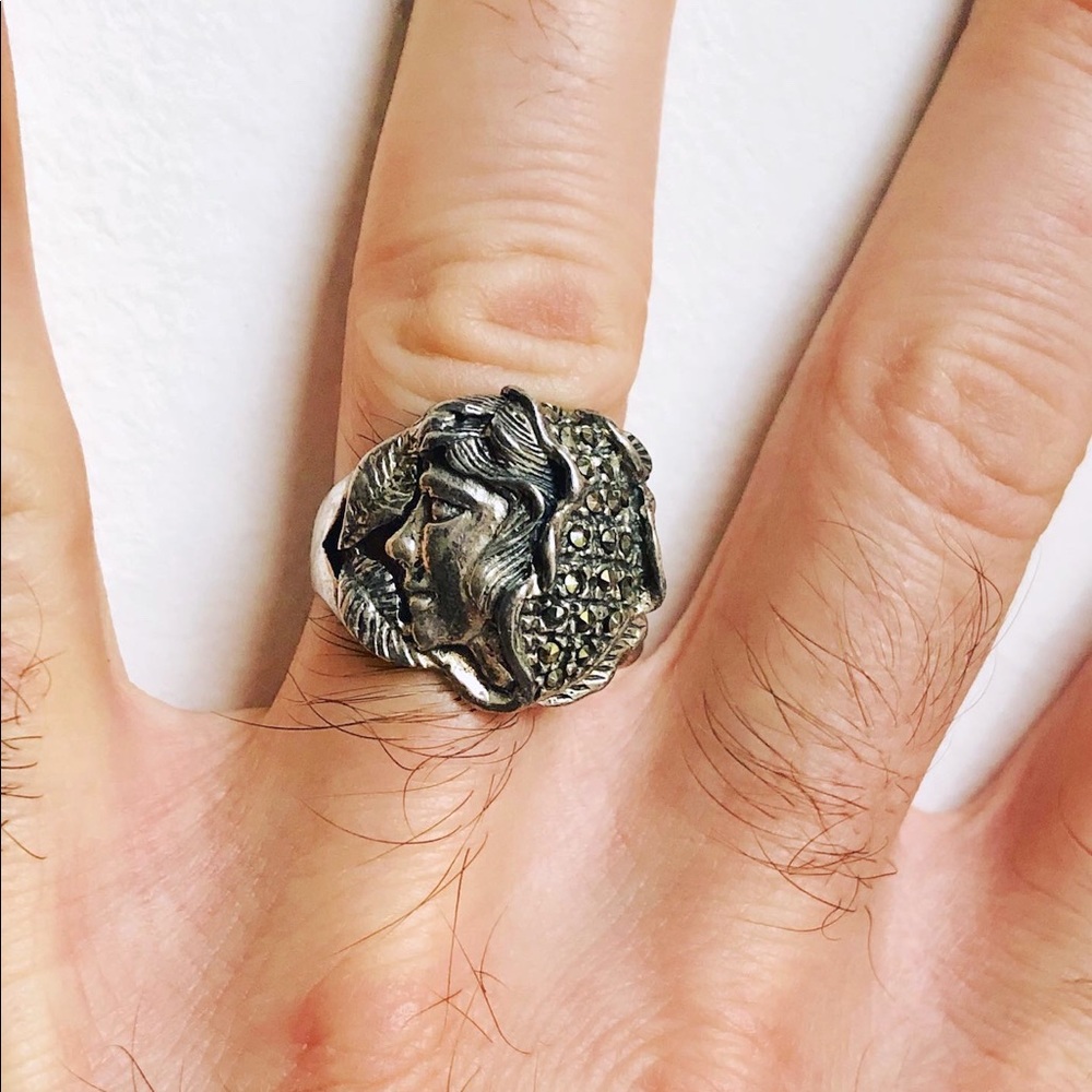 Vintage Sterling Figural Ring